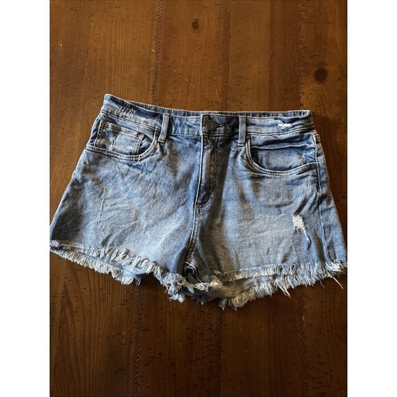Kut from the Kloth Pants - Kut From the Kloth size 8 Jane High Rise blue cutoff denim shorts frayed